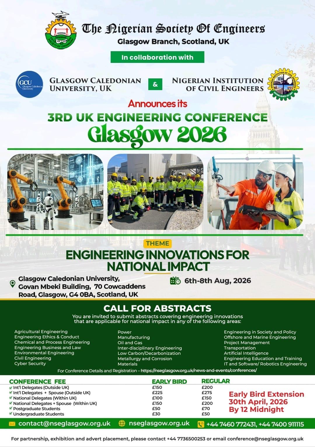Engineering Gathering Program Engineering Convention 2026 – The Nigerian Society of Engineers ...
